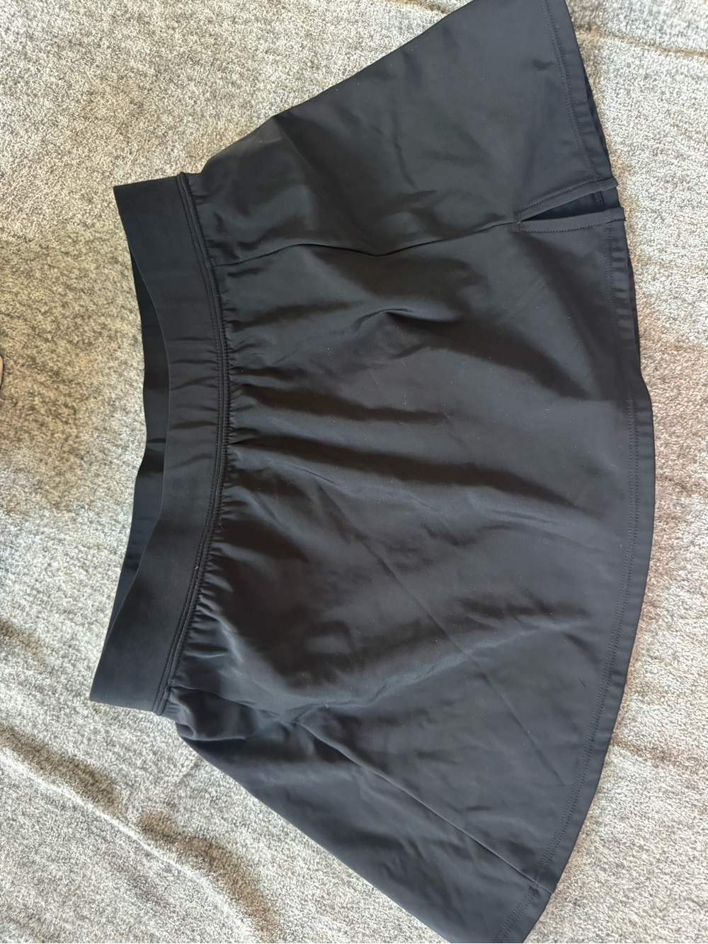 Aqua Green Black Athletic Skort